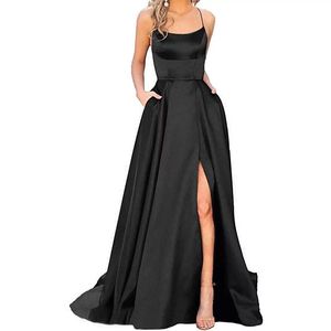 Elegante Abito <span class=keywords><strong>da</strong></span> Sera Monocolore con Spalle Scoperte per Damigelle in Offerta - Product Image 1