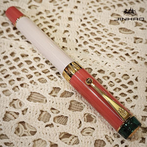 Jinhao abad 100 pena kaligrafi elegan Resin mewah logo OEM, topi putar, pena air mancur ujung F/<span class=keywords><strong>M</strong></span>-Ideal untuk penggunaan kantor sehari-hari - Product Image 2