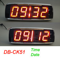 Accessoires de pièces de bus 12-24V Horloge numérique de bus d'autocar et affichage de la température de la date de l'heure à LED