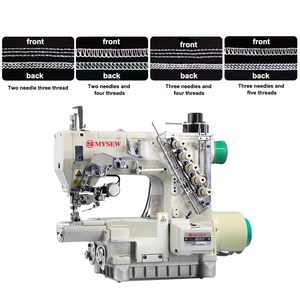 Machine à coudre interlock à entraînement direct haute vitesse MRS720 avec coupe-fil automatique pour la production de vêtements (T-shirts, tricots) - Product Image 3