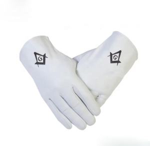 Maçonnique Regalia Royal Arch Broderie Robe Gants Coton Matériel Utilisation Quotidienne pour les Francs-Maçons - Product Image 2