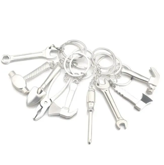 Tool Charm Collection Tibetan Silver Tone Hammer Wrench Saw Pliers Tape Screwdriver Construction Drill Pendants Diy craft