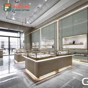 Vitrina de Exhibición de Joyería de Alta Visibilidad con Superficie Pulida, Mostrador de Exhibición para Tienda de Joyería - Product Image 5