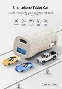 ที่ชาร์จใน<span class=keywords><strong>รถ</strong></span>ยนต์แบบ USB คู่ PD 20W ชาร์จเร็ว 18W ทนทาน เป็นมิตรกับสิ่งแวดล้อม อะแดปเตอร์โทรศัพท์มือถือใน<span class=keywords><strong>รถ</strong></span>ยนต์ พร้อมระบบป้องกันด้วยชิปอัจฉริยะ สำหรับแท็บเล็ต - Product Image 3