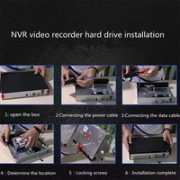 Hard Disk Mekanik Desktop NAS Server Jaringan Enterprise Baru Asli Merah 0,5 inci 4TB SATA HDD5400RPM untuk Penyimpanan Cadangan