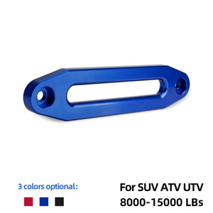 Cnspeed Aluminum Winch Rope Guide <b>Bracket</b> Blue For Off-Road Vehicle - Product Image 5