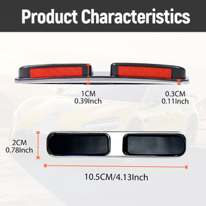 4 Uds PVC y Metal Auto tira reflectante <span class=keywords><strong>Puerta</strong></span> de <span class=keywords><strong>coche</strong></span> <span class=keywords><strong>Protector</strong></span> de borde <span class=keywords><strong>lateral</strong></span> protectores de <span class=keywords><strong>puerta</strong></span> de <span class=keywords><strong>coche</strong></span> - Product Image 6