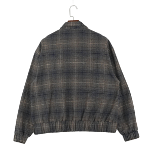 Высококачественная мужская куртка-пальто в стиле ретро с длинным рукавом, из смесового хлопка, с возможностью индивидуального пошива, в клетку - Product Image 2