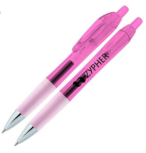 Stylo Gel Intensity Clic Personnalisable avec Logo, Action à Levier Rétractable, Pointe Fine 0,7 mm, Poignée en Caoutchouc, Sérigraphie, Vente en Gros - Product Image 2