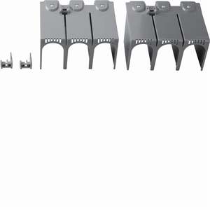 HYB021H Personalizzabile con Kit Hagers 2 coperture terminali anteriori estese per interruttore automatico h3 x250 3P - Product Image 1
