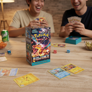 Poke Mon SV3 Ruler Black Flame Pack Box 30 Packs 150 Cartes en Papier TCG Cartes à Collectionner Fabriquées en Corée Pour Utilisation en Soirée - Product Image 2