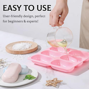Custom Silicone Body <b>Soap</b> <b>Molds</b> Multiple Shapes Square Oval Corn Pattern LFGB Non Stick Versatile for DIY <b>Soap</b> Making - Product Image 4