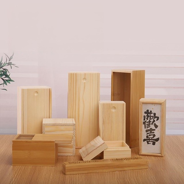 Walnut Wooden Photo Album Box Flash Drive Pendrive Custom Engraved LOGO Gifts Packaging Wedding Wood USB Box for Gifts