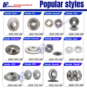 Accessoires Bilusi pièces <span class=keywords><strong>de</strong></span> <span class=keywords><strong>frein</strong></span> <span class=keywords><strong>disque</strong></span> <span class=keywords><strong>de</strong></span> <span class=keywords><strong>frein</strong></span> <span class=keywords><strong>avant</strong></span> ventilé pour Honda Accord Cb3 Cd5 45251-SM4-000 - Product Image 4