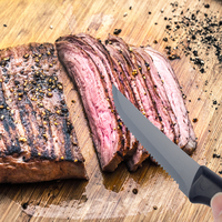 Ensemble de couteaux à steak 8 pièces avec logo personnalisé professionnel