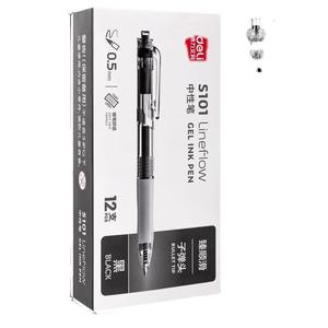 Stylo à encre gel Deli S101 0,5 mm pointe noire pour le bureau et l'école - Product Image 5
