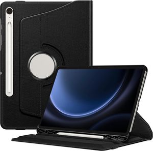 Étui pour tablette, étui complet en cuir pour Galaxy <span class=keywords><strong>Tab</strong></span> S9 FE 11 ''X710 ajustable, étui portefeuille, rotatif, 360 - Product Image 1