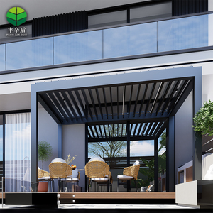 3x3 3x4 4x3 4x4 4x5 4x5 4x6 6x3 6x4 6x5 6x6m Jardín moderno Exterior Aluminio Persiana Pérgola Pabellón Gazebo Pérgola pérgola Pergula - Product Image 6