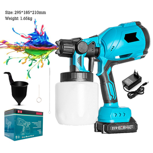 <span class=keywords><strong>Pistola</strong></span> de Pulverización Eléctrica Inalámbrica Portátil para Automóvil, Pulverizador de Pintura sin Aire de Alta Presión para Masilla, Látex <span class=keywords><strong>y</strong></span> Pintura de <span class=keywords><strong>Paredes</strong></span> - Product Image 2