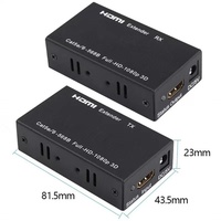 4K HDMI Extender IP Rj45 Converter Cat 5e/6 Répéteur Réseau Tx-Rx Modulateur Mutil-écran Ethernet 3D Style 1080p Vidéo Audio