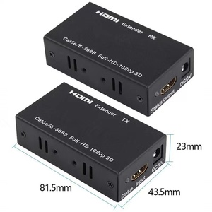 Extensor 4K <span class=keywords><strong>HDMI</strong></span> IP Rj45 Convertidor <span class=keywords><strong>Cat</strong></span> 5E/6 Repetidor Red Tx-Rx Modulador Pantalla múltiple Ethernet Estilo 3D 1080p Video Audio - Product Image 3