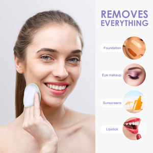 Tampons démaquillants réutilisables avec logo personnalisé avec sac à linge <span class=keywords><strong>lavable</strong></span> - Product Image 6