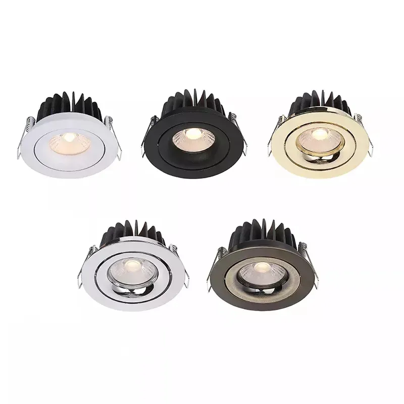 mounted customized trimless led downlight smd spotlight Slim Ceiling Cob Recessed Led downlight Embedded Spot lights led