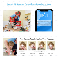 Kamera CCTV IP POE TSEye APP 4K 8MP 4CH 8CH 16CH NVR Kamera Keamanan Luar Ruangan Deteksi Manusia Penglihatan Malam Berwarna Penuh IP66