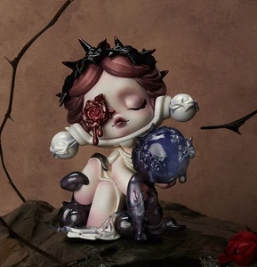 POP MART Skullpanda PVC Blind Box Saint-Valentin Édition Limitée Lover Elevator Figurine à collectionner portable Idée cadeau - Product Image 3