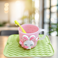 Classique résistant à la chaleur Silicone tapis de Table Rectangle étanche Pot doublures à manger Pad vaisselle maison cuisine Gadget accessoires