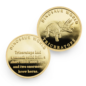 Moneda Conmemorativa Personalizada de Dinosaurio, <span class=keywords><strong>Panda</strong></span> o Animal, Chapada en Oro o Plata - Product Image 2