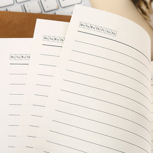 Craft giấy bìa lót giấy thiết kế hàng ngày làm việc tùy chỉnh bài tập về nhà xoắn ốc notepad xoắn ốc cuộn dây máy tính xách tay - Product Image 6