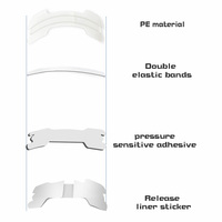 Patch nasal en forme de papillon Jiebao en tissu non tissé avec soutien pour le sommeil (certifié CE)