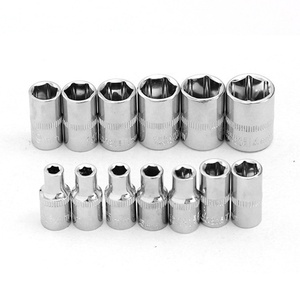 Durable Chrome Vanadium Steel Hex <strong>Socket</strong> &amp; Bit Set 46 Piece 1/4" Drive <strong>Ratchet</strong> <strong>Socket</strong> Wrench Set for Home Auto Repair - Product Image 3