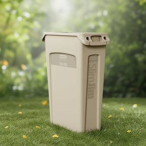 Cestino per Rifiuti Slim Jim 87 L Beige con Design Ventilato - Product Image 3
