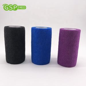 وشى أفضل بيع بالجملة غير المنسوجة لينة القطن لفة شريط مرن ضمادة متماسكة - Product Image 2