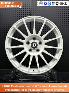 Ruedas GUDE WHEELSHOME F9701, Diseño Clásico <span class=keywords><strong>ALPINA</strong></span>, Escalonadas de 20/21 Pulgadas, 5x112/5x120, Multirradio, Plateadas, de Aluminio Forjado - Product Image 1
