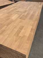 Panneau de bois de caoutchouc carbonisé haute densité, traité thermiquement, lambris en bois de caoutchouc à joint en dentelle, pour chaises, plans de travail et projets de bricolage en bois