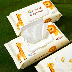 <span class=keywords><strong>Lingettes</strong></span> humides OEM pour bébés, fabriquées en usine, jetables, sans plastique, non parfumées, lavables dans les toilettes - Product Image 3