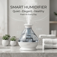 Humidificateur ultrasonique compact HD160, diffuseur d'huiles essentielles de bureau, brumisateur portable pour la maison, le bureau et l'armoire