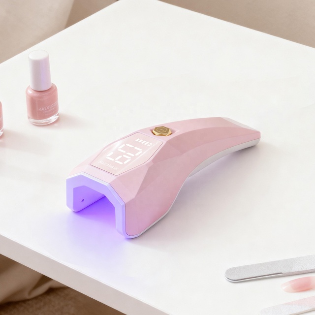 OEM / ODM Gel Nail Dryer Rechargeable Portable Finger Nail Light 9w Handheld Cordless Mini UV Nail Lamp Home Use Fast Curing