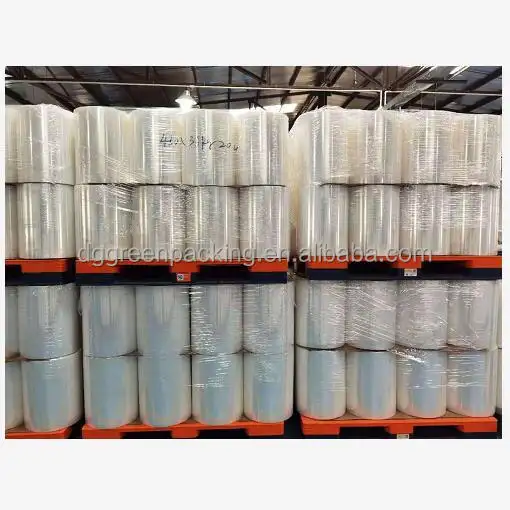 Importiertes Material Jumbo Roll Stretch folie Stretch folie Verpackung Kunststoff Roll Pe Schutz folie