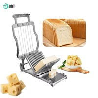 Trancheuse à fromage professionnelle en acier inoxydable 304, coupe-fromage multi-fils, guillotine pour charcuterie, restaurant, fromage, beurre