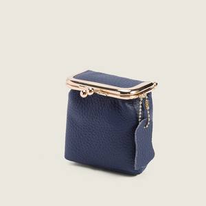 Mini Pochette Rouge Imprimé Litchi, Nouvelle Boîte à Rouge à Lèvres Portable, Sac de Rangement Vertical Multifonctionnel, Porte-Monnaie - Product Image 3