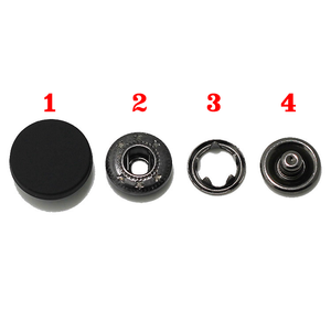 Nút Bấm Không Chứa Niken Kim Loại 15Mm Nhiều Màu 4 Phần Nút Bấm May Mặc Tùy Chỉnh - Product Image 4