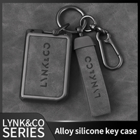 Étui à clés de voiture de Style en alliage de Zinc pour LYNK & CO 05 09 01 06 02 03 LYNK CO protecteur clé coque porte-clés sans clé accessoires Auto