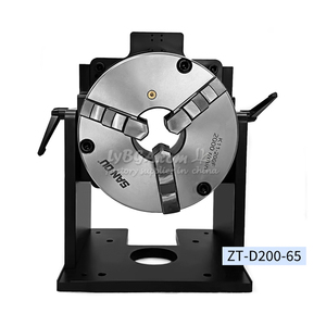 Plateau rotatif LY ZT-D pour soudage laser avec mandrin à 3 mors pour machine de soudage, marquage et gravure laser sans moteur ni entraînement - Product Image 1