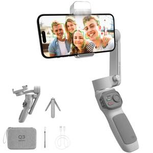 Zhiyun Smooth <span class=keywords><strong>Q3</strong></span> <span class=keywords><strong>Combo</strong></span> Gimbal Teléfono portátil Gimbal 3-Axis Phone Gimbal con luz de relleno Seguimiento automático para Smartphone iPhone - Product Image 1
