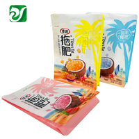 Sachets transparents imprimés en plastique à fond plat personnalisés pour l'emballage de gelées, de poudings et de snacks