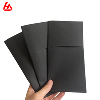 Serviettes de table noires en papier de poche avec pochette à couverts, essuie-mains